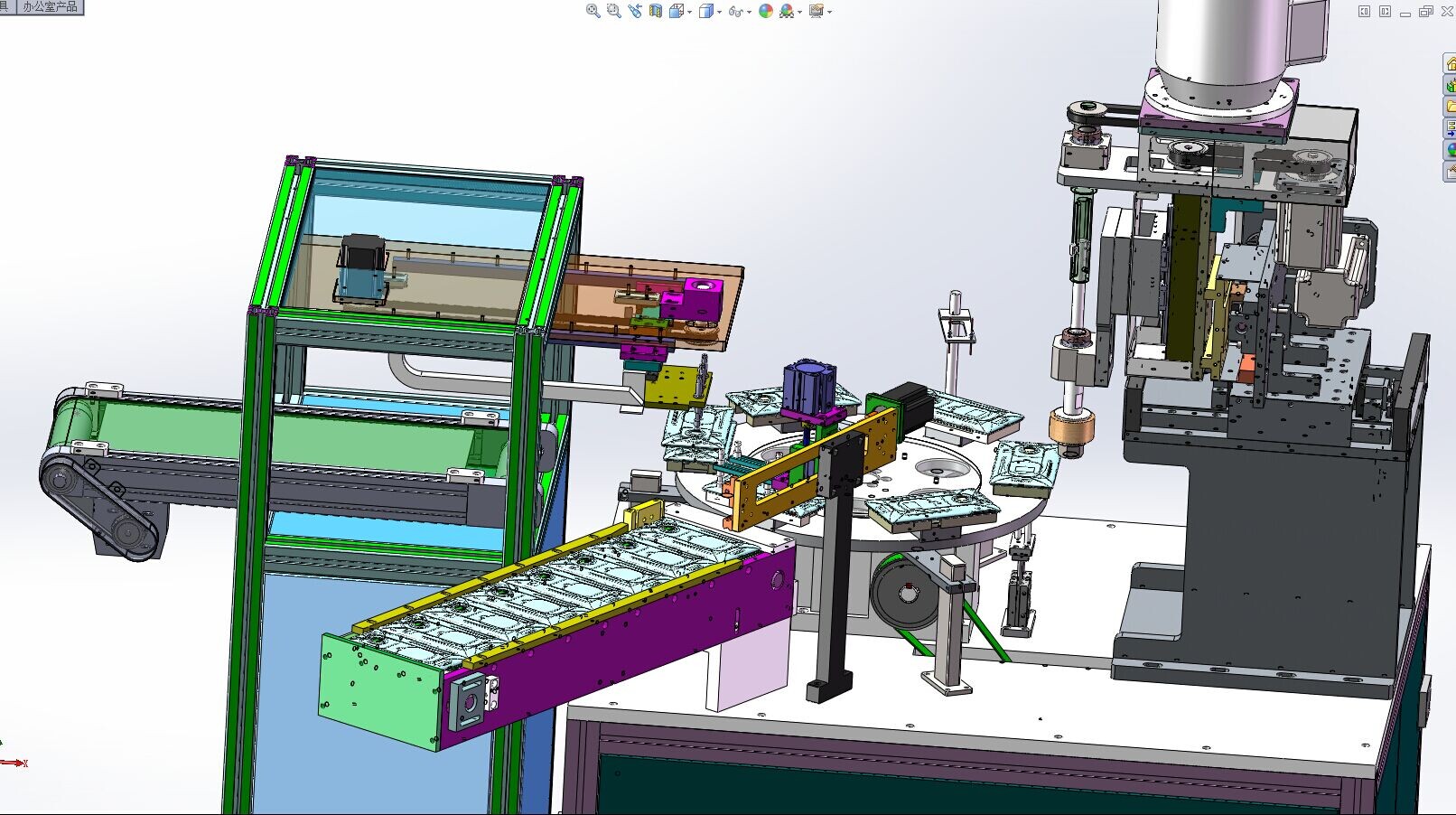 F952 全自动手机壳抛光打磨机