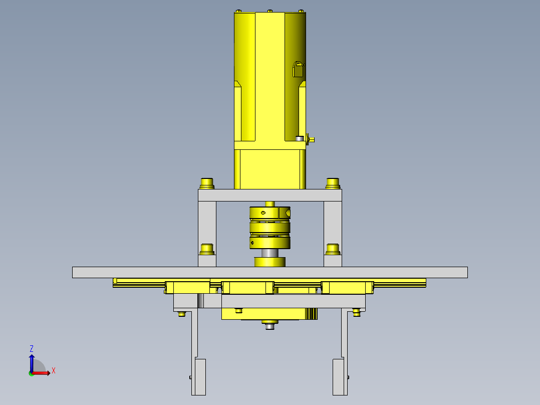 常用机械结构 (556)前视图