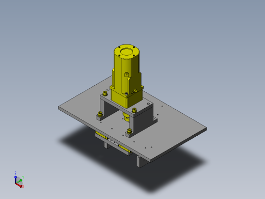 常用机械结构 (556)正等轴测缩略图