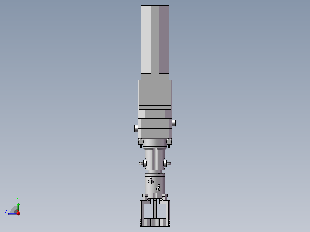 拧盖模块（拧柱体盖子，口红，螺丝帽等）右视图