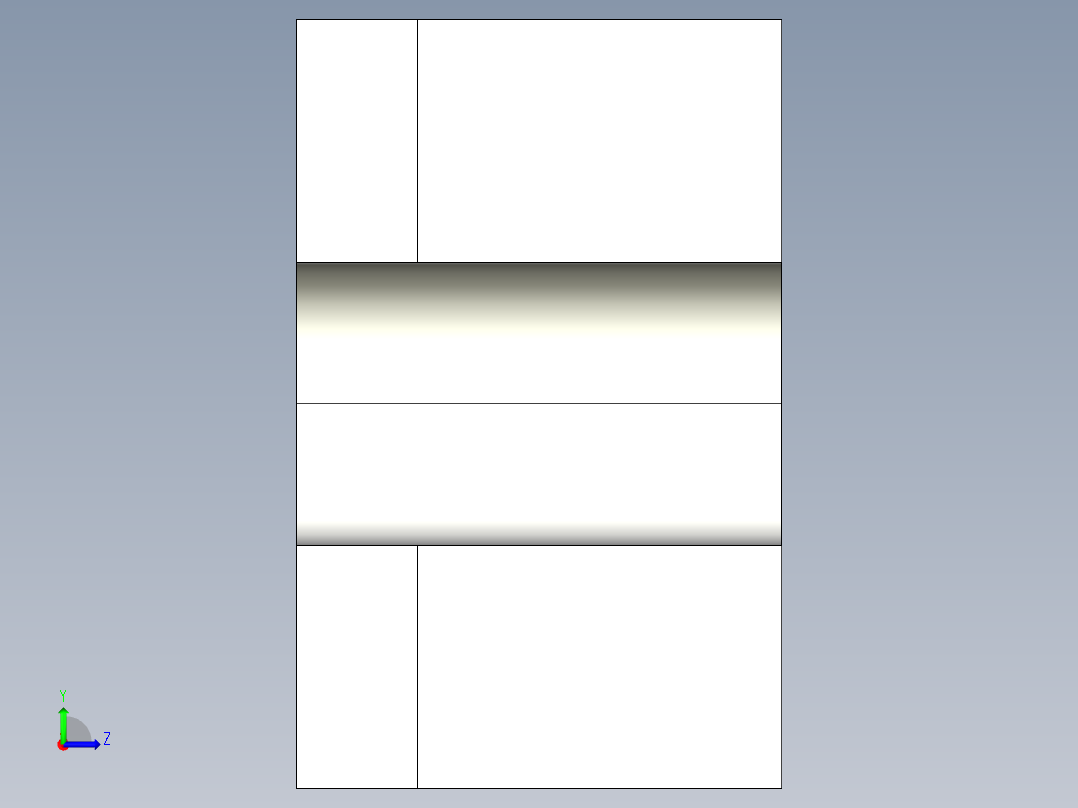 壓板2315-3D多系列多零件图纸模型左视图