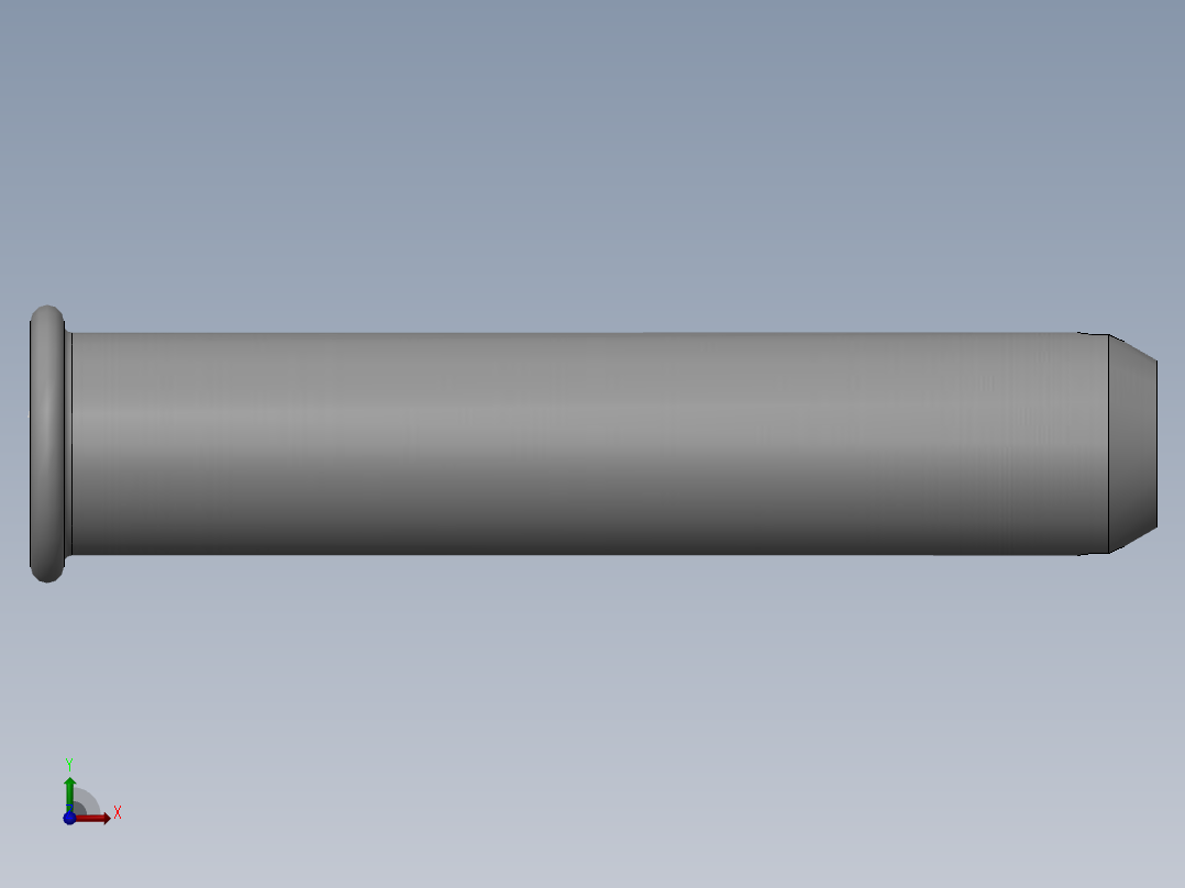 GB882销轴B型40×196前视图