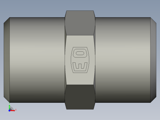 卡套式工业通用硬管接头EO Union G08LCFX前视缩略图