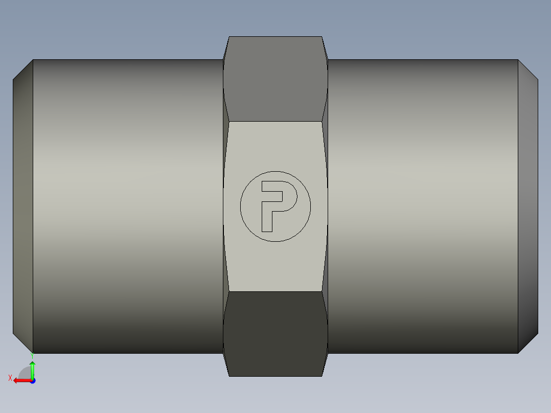 卡套式工业通用硬管接头EO Union G08LCFX后视图