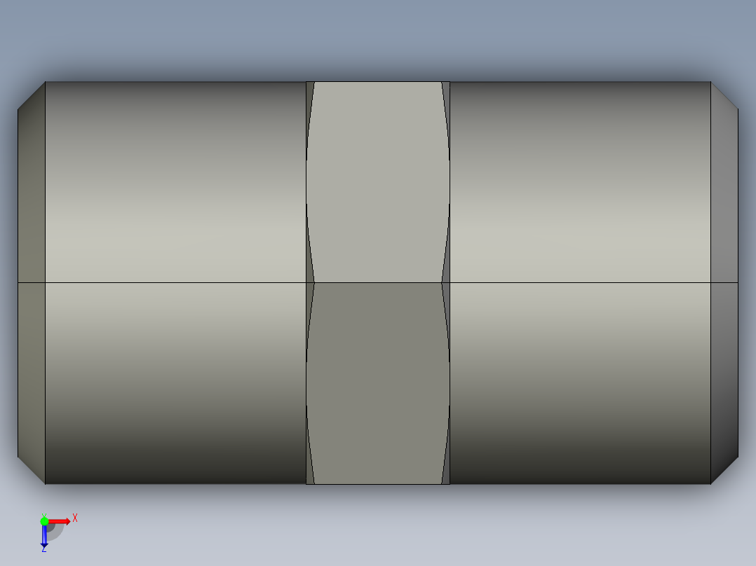 卡套式工业通用硬管接头EO Union G08LCFX俯视图