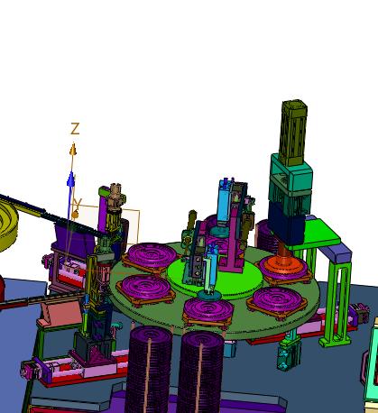 异形五金件焊接的转盘式设备