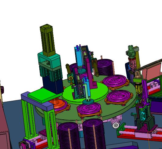 异形五金件焊接的转盘式设备