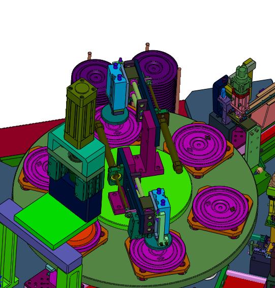 异形五金件焊接的转盘式设备