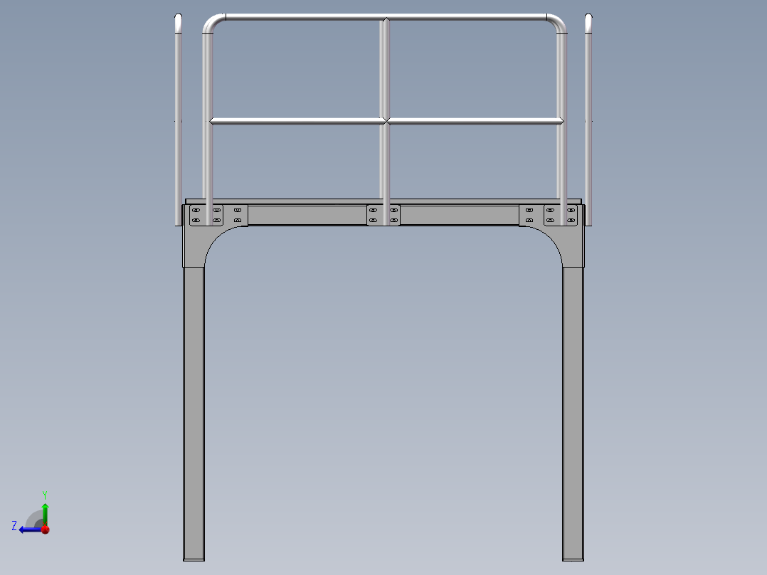 100x100架子右视图
