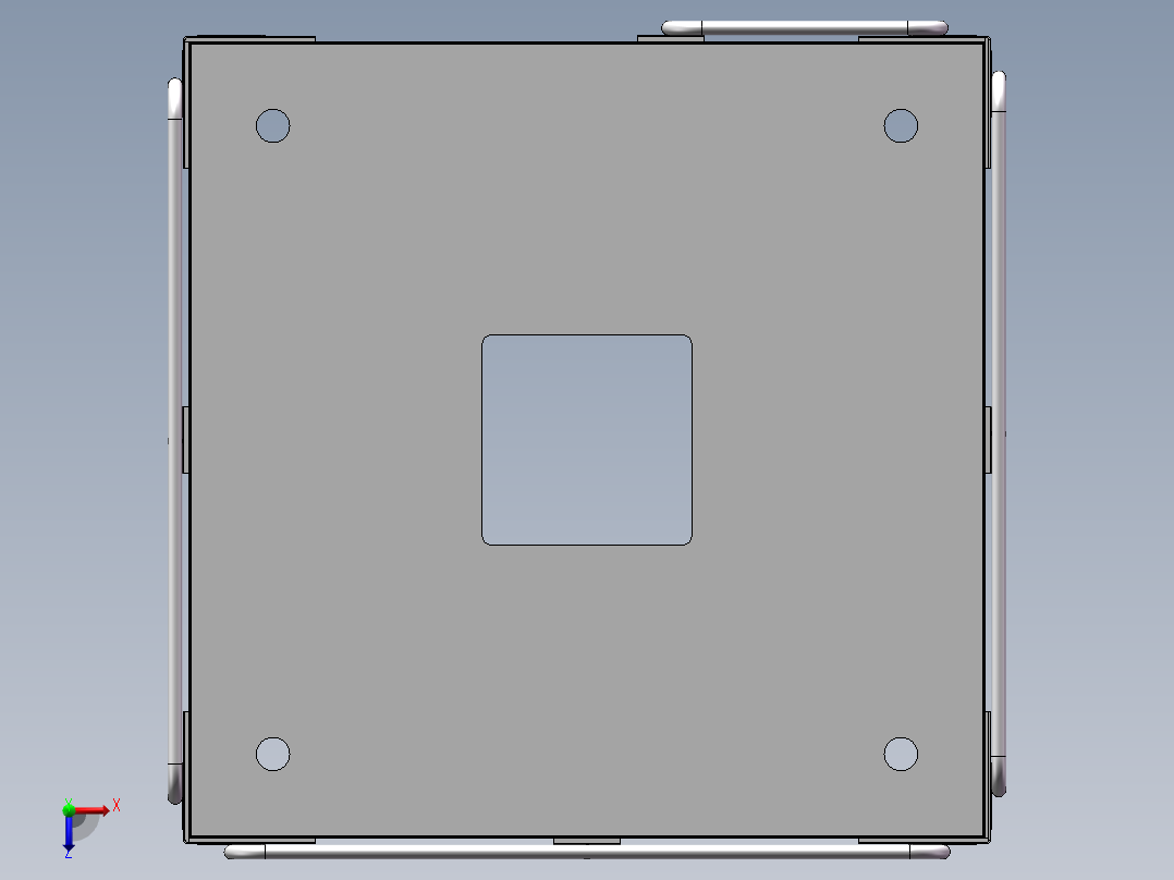100x100架子俯视图