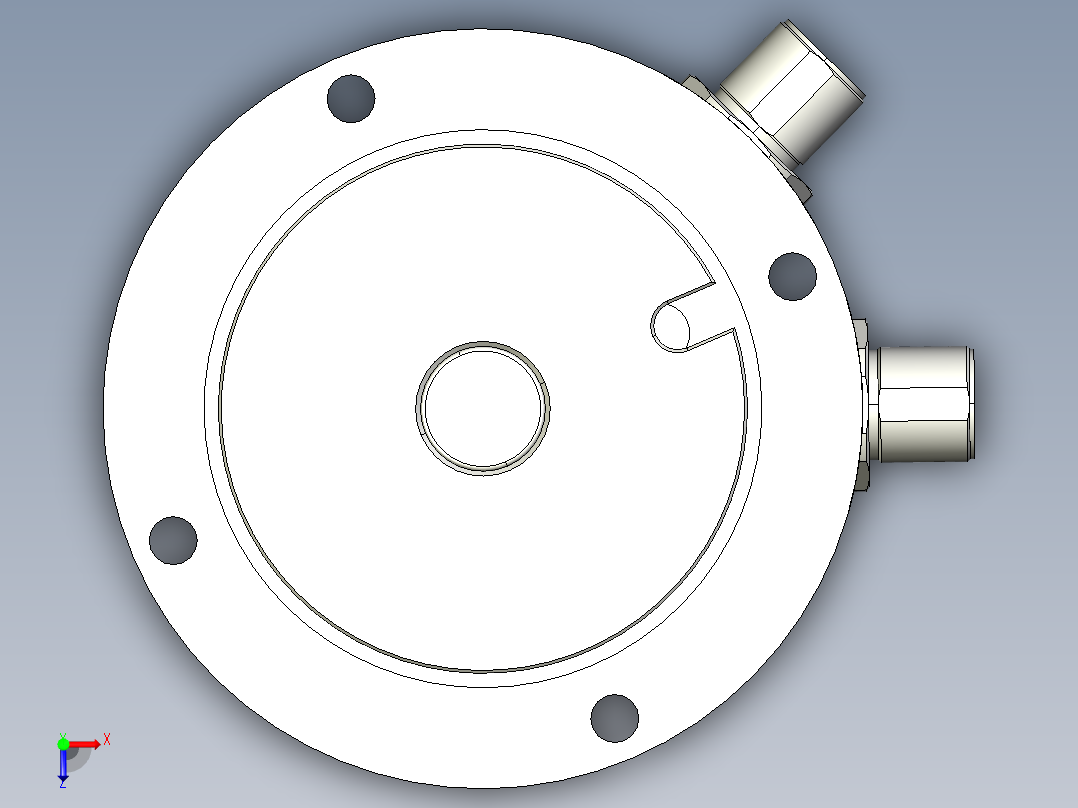 NOVOTECHNIK角度位移传感器IPX-7900 系列俯视图
