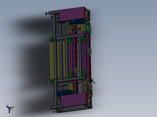 双层倍速链流水线（超详细的设计3D模型+工程图）