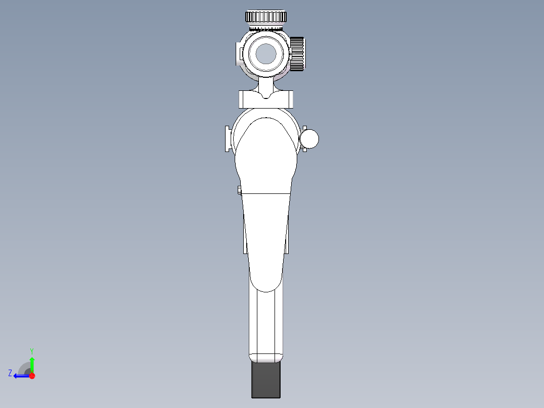 M416玩具枪（初音未来贴纸）右视图