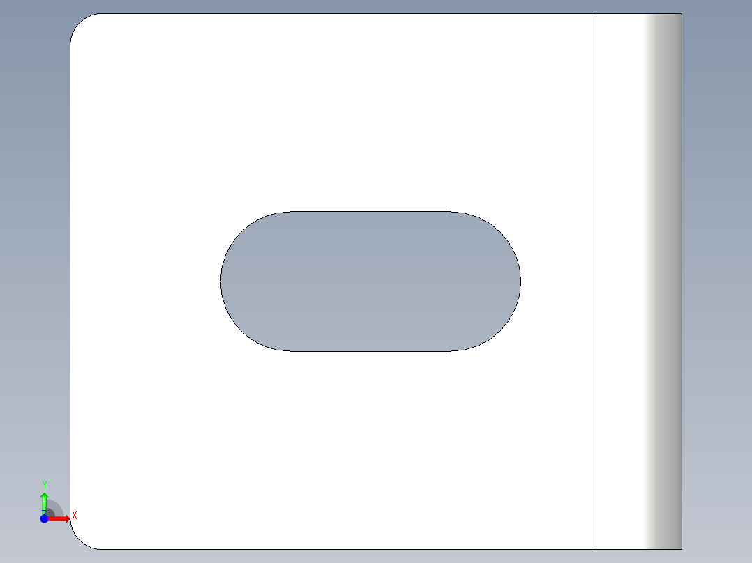安全_区域传感器侧面安装支架L6前视图