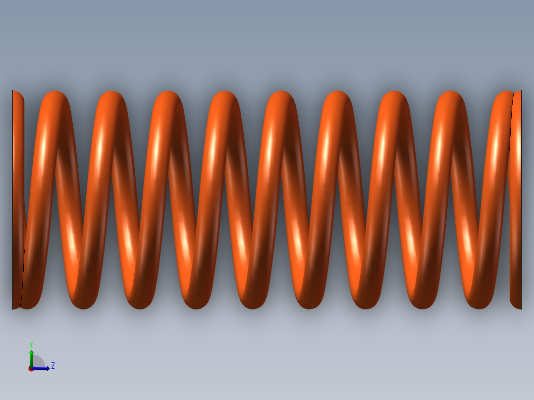 S44 离合器弹簧左视图