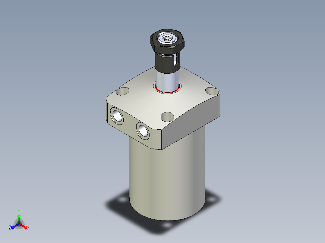 KOSMEKWHE1600-2AR多系列多零件图纸模型主视图