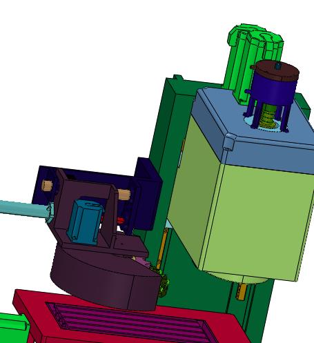 圆盘式换刀数控加工中心机床