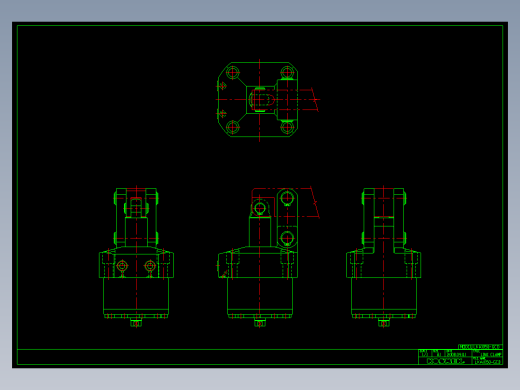 KOSMEKLKA1050-GCD多系列多零件图纸模型