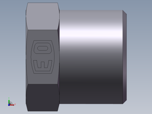堵头 4C+4D 管端堵、4C-14前视缩略图
