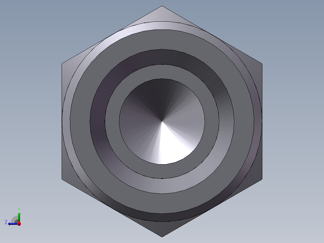 堵头 4C+4D 管端堵、4C-14右视图