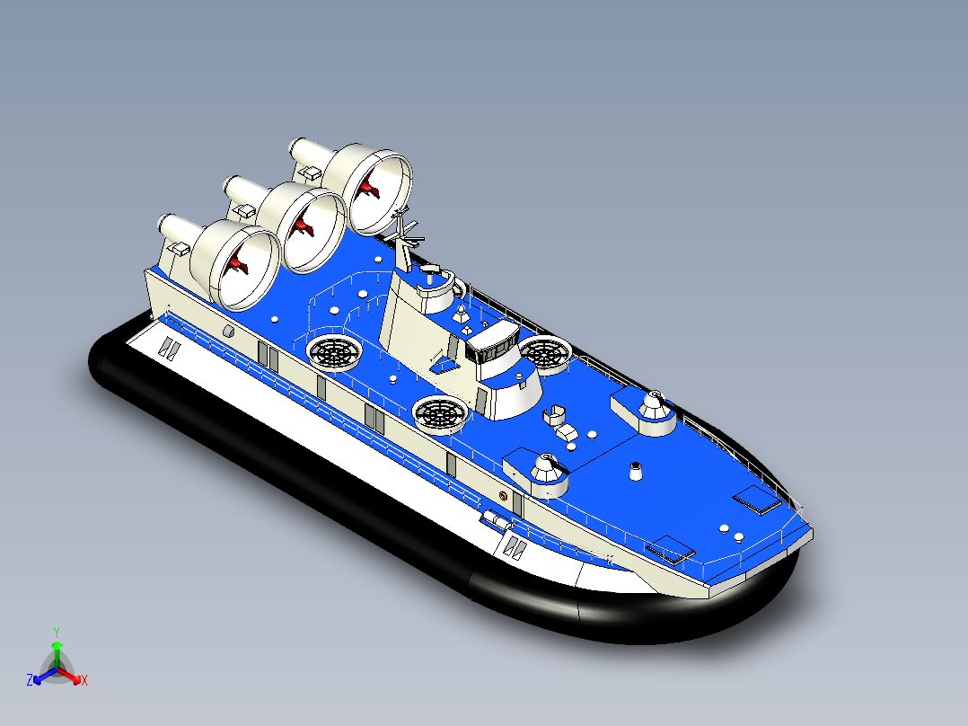 B3003774-ZUBR 气垫船