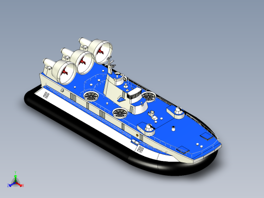 B3003774-ZUBR 气垫船