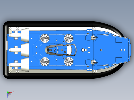 B3003774-ZUBR 气垫船俯视缩略图