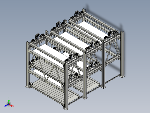 立体式升降型双层停车库