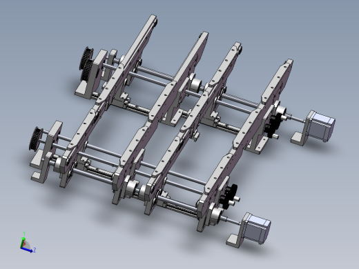 1.1米四带宽度可调输送机