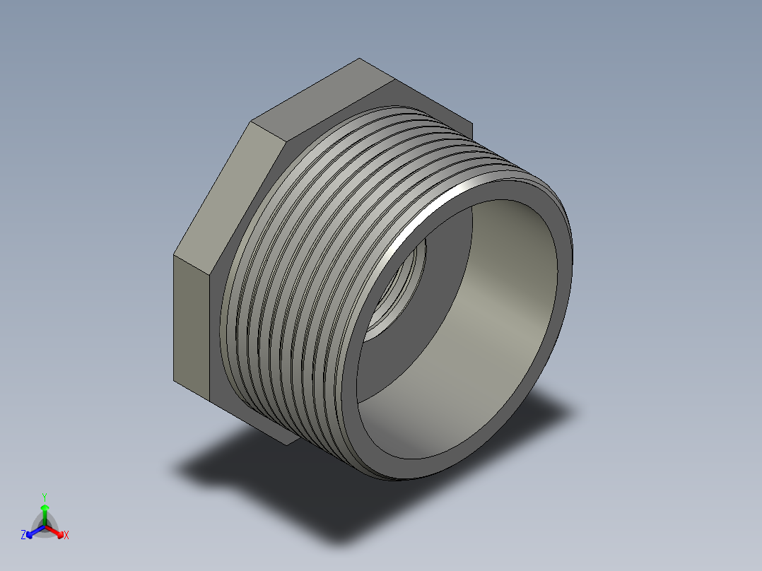 螺纹管转接头-内外丝异径 DN40-DN15