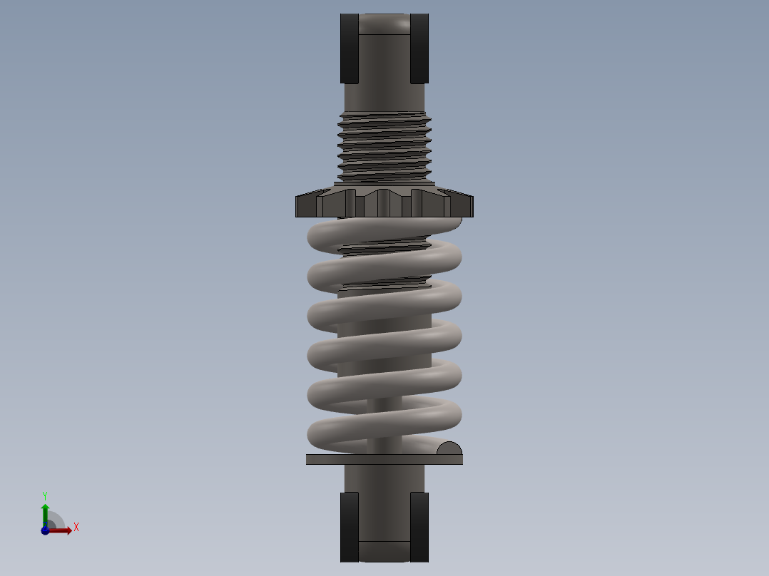 避震组件前视图