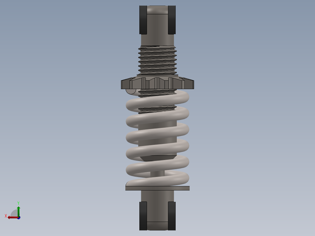 避震组件后视图