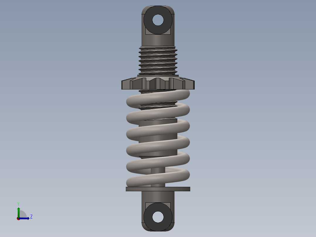 避震组件左视图