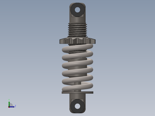 避震组件左视缩略图