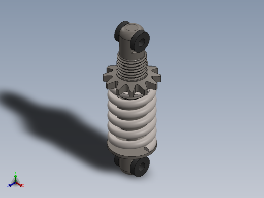 避震组件正等轴测缩略图