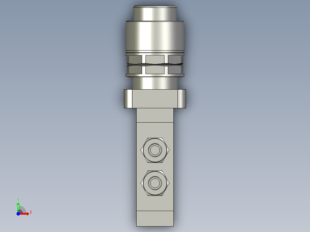 M5PP11006R二位五通电磁阀前视图