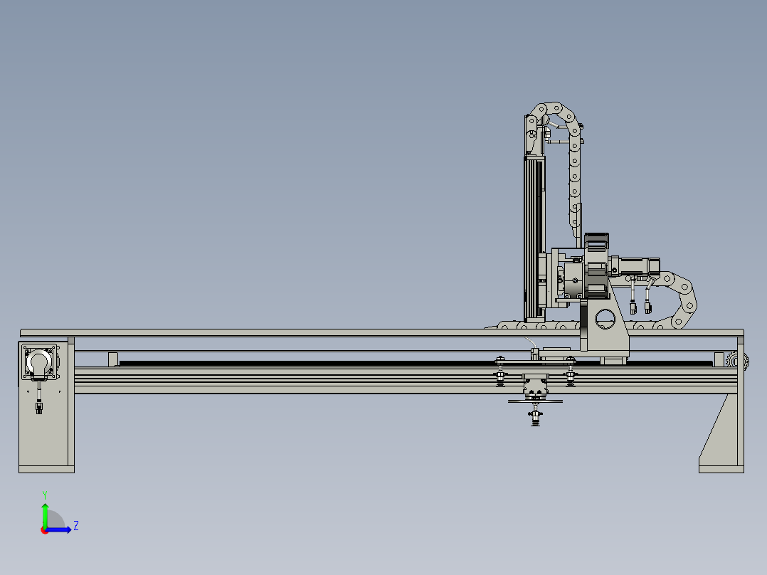 数码电子自动组装生产线设计-上料机械手部分-V1左视图