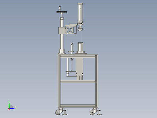 阀体滤网安装设备左视缩略图