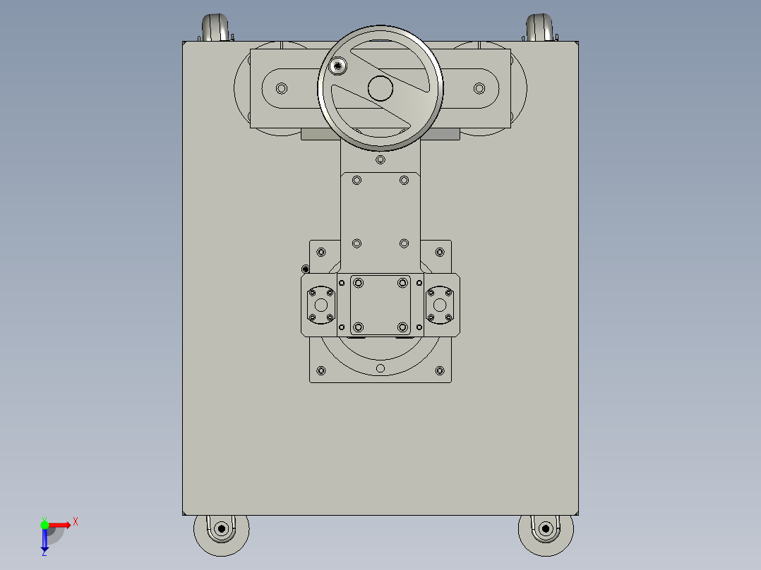阀体滤网安装设备俯视图