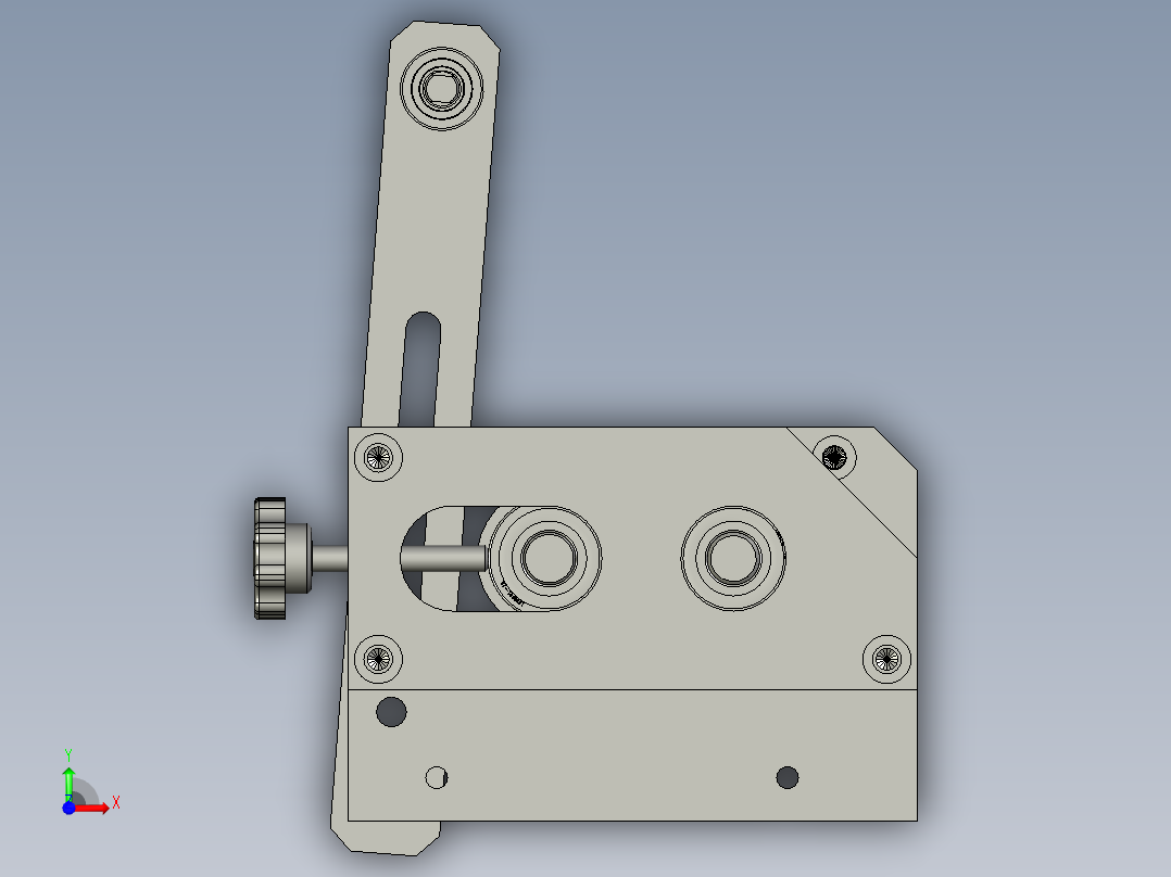 收卷总成前视图