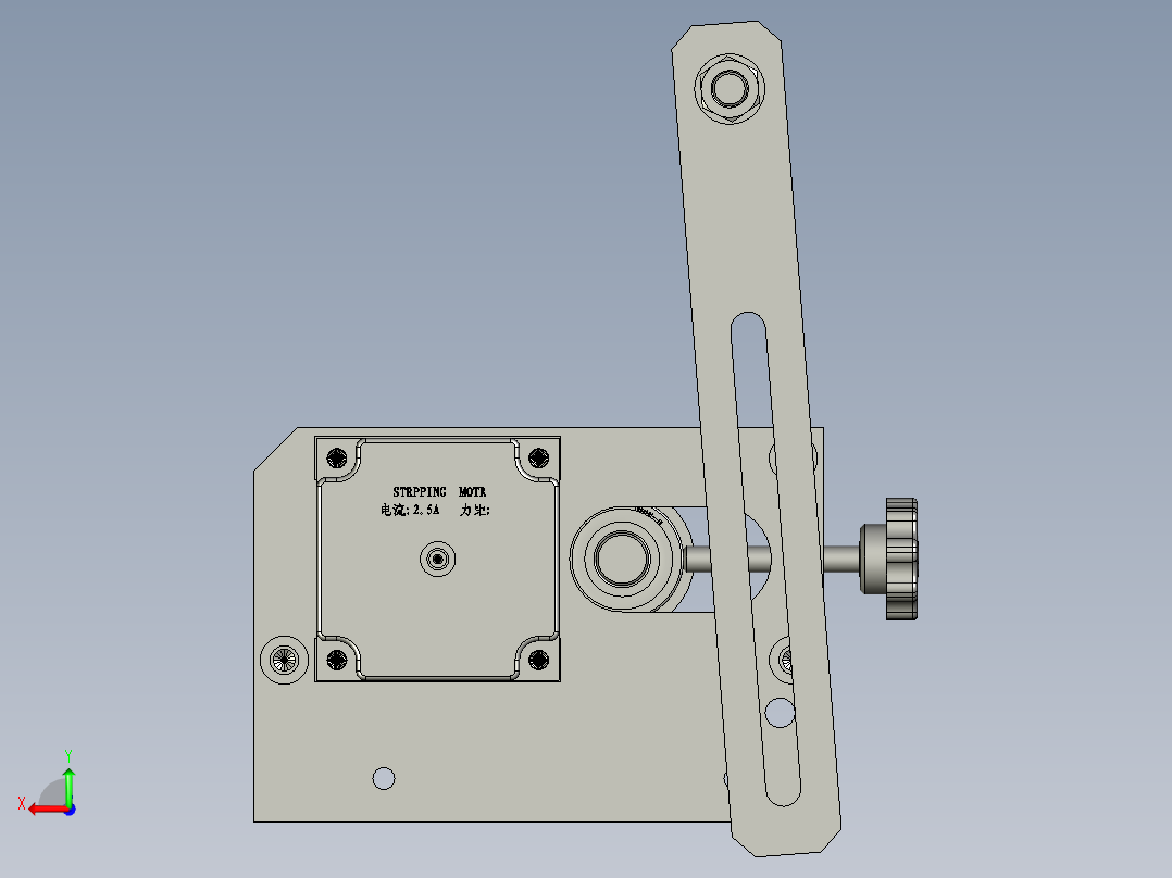 收卷总成后视图