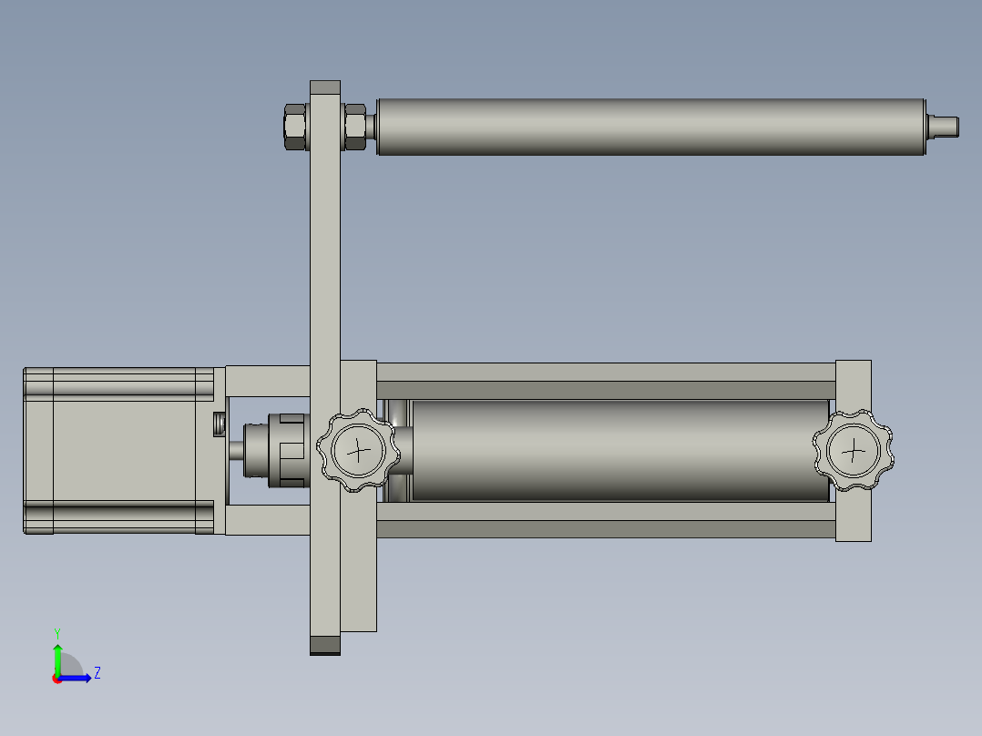 收卷总成左视图