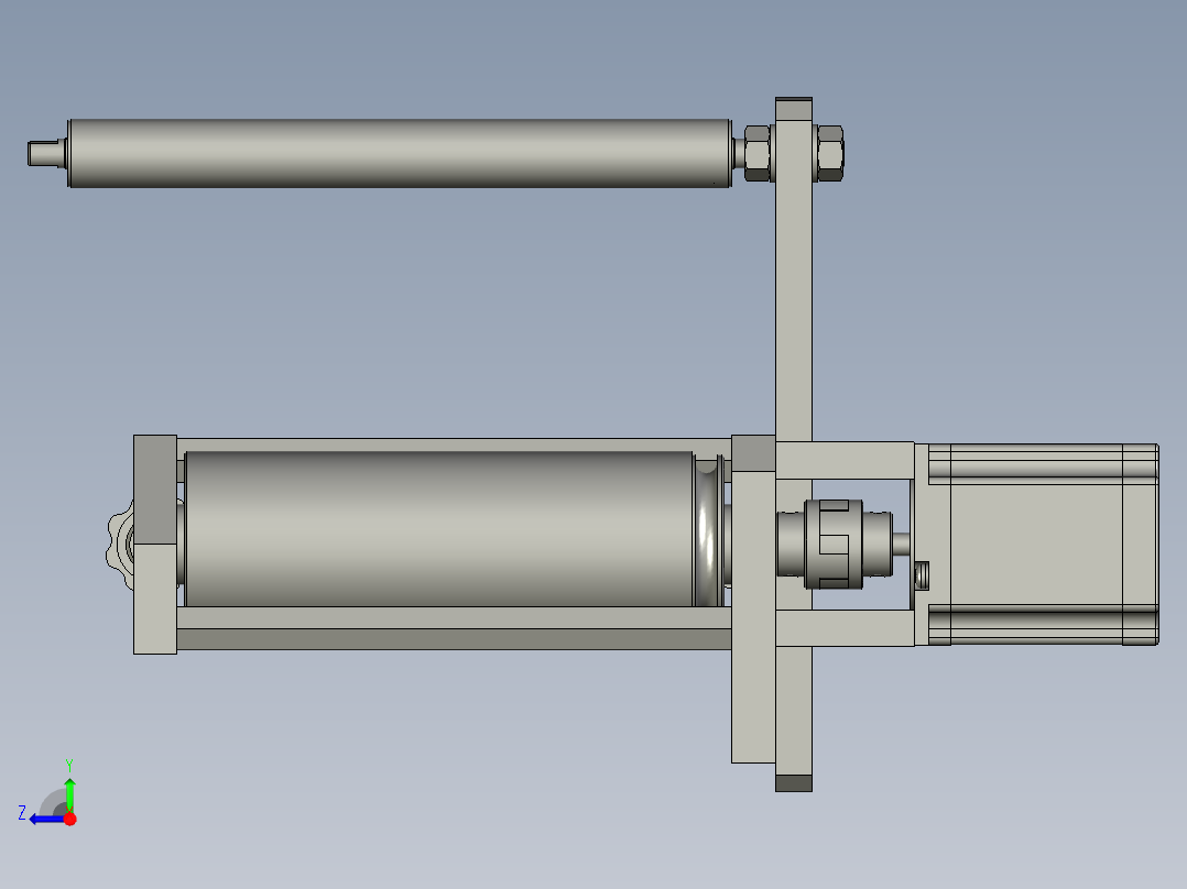 收卷总成右视图