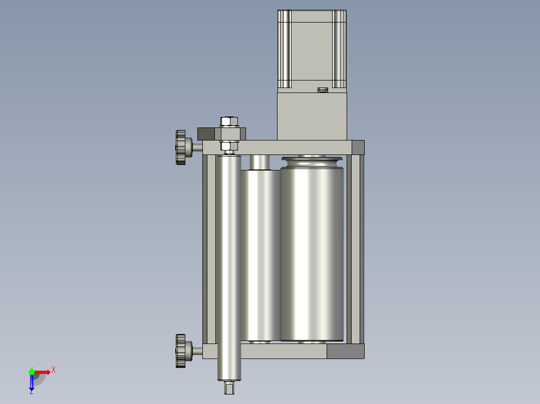 收卷总成俯视图