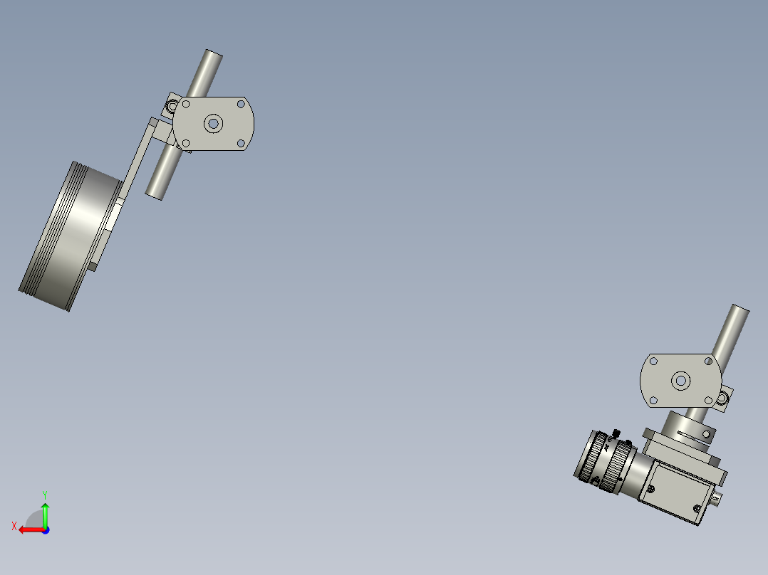 涂油检测相机组件后视图