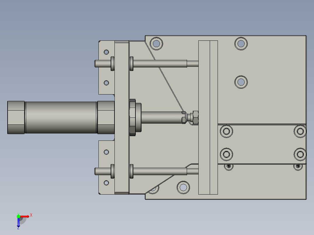 充电接口检测自动化设备设计-assy_SJ-活动推块-V1俯视图