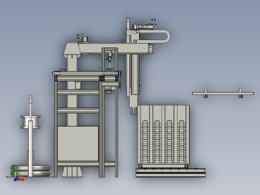 Panel加强筋输送涂胶机构前视缩略图