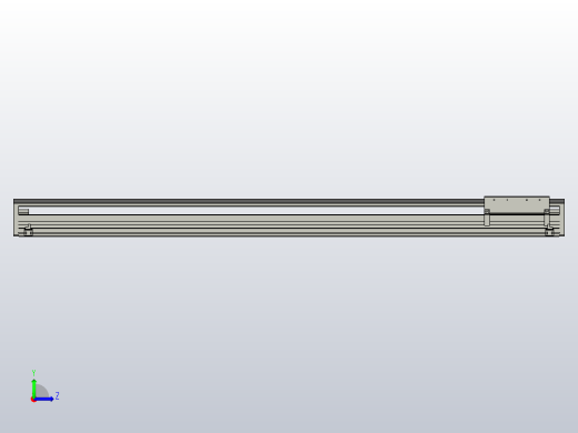 直驱直线电机轴TPA-LNP-230D-P31-L1380-C-1-3-C-10-N3(磁栅尺)左视缩略图