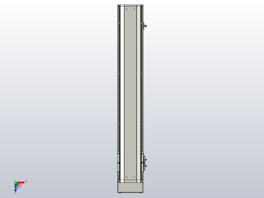 SYS12-500-BM-200W滚珠花健、支撑座、滚珠丝杠、交叉导轨、直线模组.STEP俯视缩略图