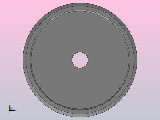 标准型半圆弧形齿同步带轮H3M型_SH3MHC-72-6-dc10-A左视缩略图